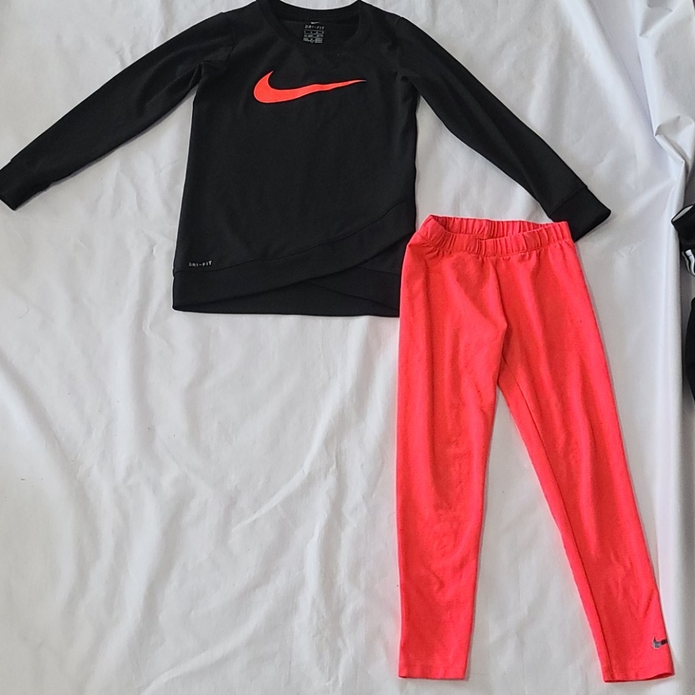 Nike Dri-Fit Crossover Tunic Long Sleeve Top